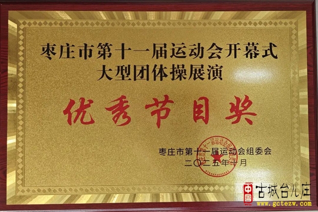 贺！台儿庄区在全市第十一届运动会荣获佳绩