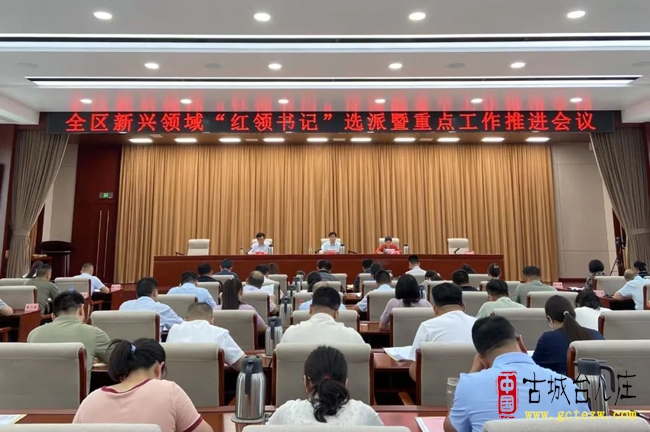 台儿庄：全区新兴领域“红领书记”选派暨重点工作推进会议召开