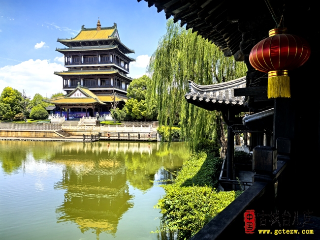 【影报】海峡两岸交流基地标志性建筑·复兴楼在台儿庄