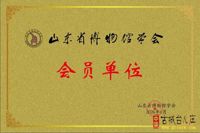 台儿庄区博物馆正式成为山东省博物馆学会会员单位（图）